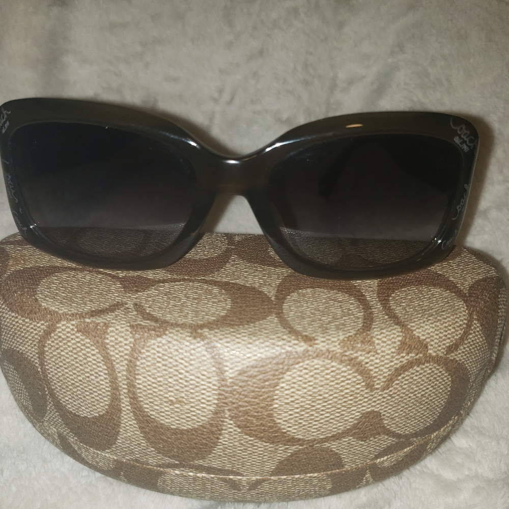 NWOT Coach Keirstin Olive Signature Sunglasses - Picture 5 of 9